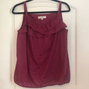 LOFT maroon tank
